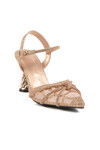 Atın Thin Heeled Stone Embroidered Womens Evening Shoes 25Y125-1 Z