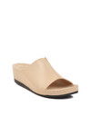 Beige Anatomical Wedge Heel Womens Slippers 15.069 Z