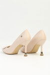 Beige Womens High Heel Shoes PC-54029 Z