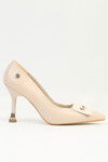Beige Womens High Heel Shoes PC-54029 Z