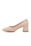 Beige Womens High Heel Shoes 312352 Z