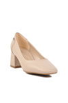 Beige Womens High Heel Shoes 312352 Z