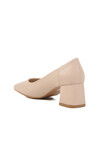 Beige Womens High Heel Shoes 312352 Z