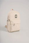 Beige Womens Textile Crossbody Backpack 17984