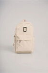 Beige Womens Textile Crossbody Backpack 17984