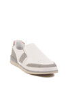 White Genuine Leather Mens Casual Shoes 5Y2064-R176 M