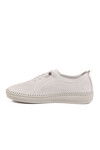 White Genuine Leather Womens Casual Shoes 212 Z