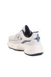 White Navy Mesh Unisex Sneakers 182 G