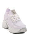 Beyaz Triko Kalın Taban Kadın Sneaker Lady 5002 Z