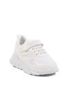 White Velcro Unisex Kids Sports Shoes 965 F