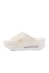 White Anatomic High Sole Womens Slippers 100-962 Z
