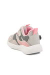 حذاء رياضي للبنات بشريط فيلكرو باللون الوردي الجليدي 320 P