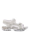 Silver Glitter Velcro Orthopedic Girls Sports Sandals 25T104 F