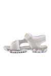Silver Glitter Velcro Orthopedic Girls Sports Sandals 25T104 F
