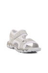 Silver Glitter Velcro Orthopedic Girls Sports Sandals 25T104 F