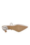 Silver Thin Heeled Womens Evening Shoes Florin T-100 Z