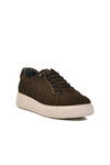 Khaki Nubuck Genuine Leather Mens Casual Shoes A-55 M