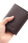 Kahve Hakiki Deri Erkek Cüzdan 1726
