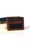 Brown Genuine Leather Mens Card Holder 746