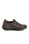 Brown Genuine Leather Mens Casual Shoes C410 M