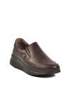 Brown Genuine Leather Mens Casual Shoes C410 M