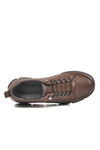Brown Genuine Leather Anatomic Womens Casual Shoes 605 Z