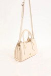 Cream Multi-Compartment Handbag and Shoulder Bag 930175