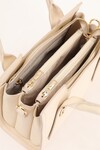 Cream Multi-Compartment Handbag and Shoulder Bag 930175