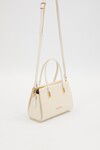 Cream Hidden Pocket Detailed Womens Hand and Shoulder Bag 930257