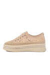 Cream Anatomical Knitted Womens Casual Shoes B237 Z