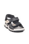 Navy Blue Red Velcro Boys Sports Sandals 173110 B