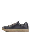 Navy Blue Genuine Leather Mens Casual Shoes C2023 M