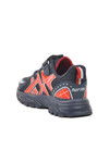 Navy Blue Red Velcro Mesh Boys Sports Shoes 2540 F
