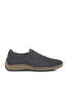 Navy Blue Nubuck Genuine Leather Orthopedic Mens Casual Shoes 4Y0216 M