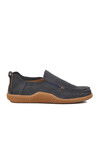 Navy Blue Nubuck Genuine Leather Mens Casual Shoes 3Y1447-534 M
