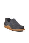 Navy Blue Nubuck Genuine Leather Mens Casual Shoes 3Y1447-534 M