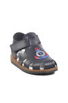Navy Blue Velcro Lightweight Unisex Childrens Sandals 17372 B