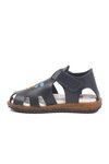 Navy Blue Velcro Lightweight Unisex Childrens Sandals 17373 B