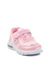 Pink Velcro Lighted Girls Sneakers 336126 B