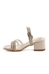 Mother of Pearl Stone Girls Sandals 016 F