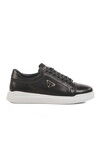 Black and White Genuine Leather Mens Sneaker Premium 2040 M