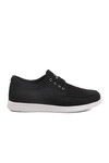 Black White Linen Lightweight Mens Casual Shoes 023 M