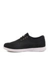 Black White Linen Lightweight Mens Casual Shoes 023 M