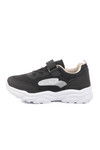 Black and White Velcro Boys Sports Shoes 520522 F