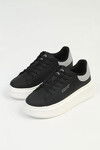 Black and White Womens Sneakers BNI-10232 Z