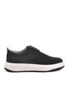 Black White Linen Lightweight Mens Casual Shoes 486 M