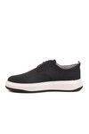 Black White Linen Lightweight Mens Casual Shoes 486 M