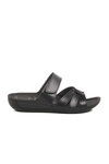 Black Velcro Anatomical Womens Slippers 16.058 Z