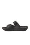 Black Velcro Anatomical Womens Slippers 16.058 Z