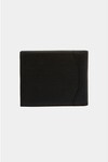 Black Genuine Leather Mens Wallet 1744